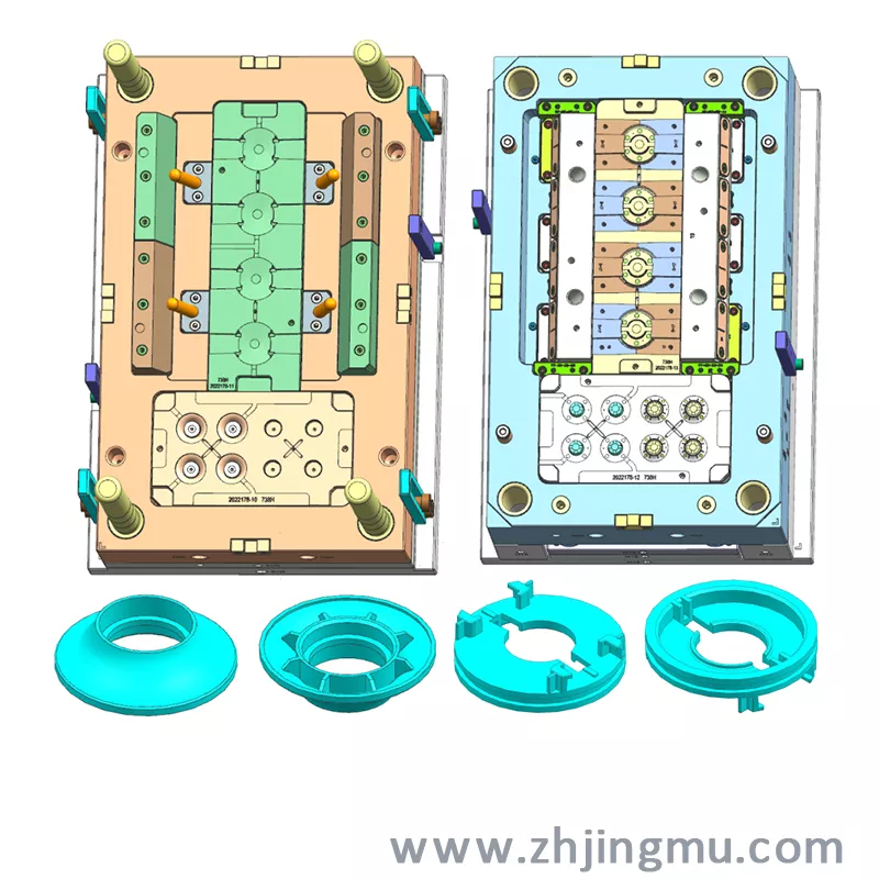 电器硅橡胶注塑模具设计图