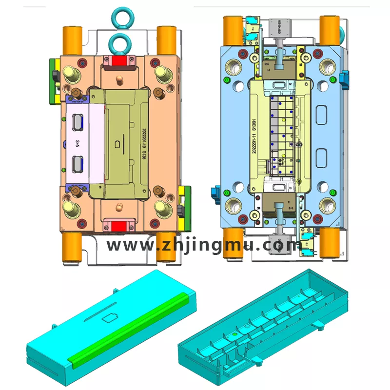 智能家居塑料产品包胶件注塑模具设计